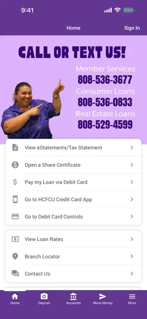 Hawaii Central FCU screenshot 1