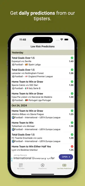 Sure Bet Codes screenshot 3