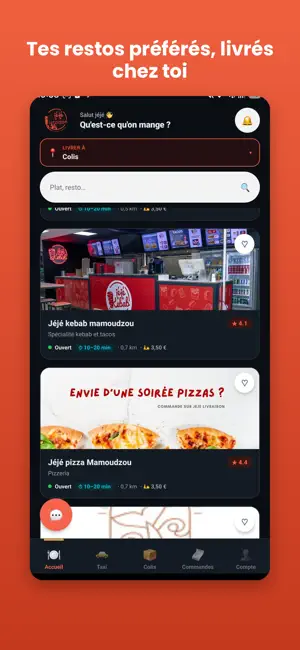 Jéjé Livraison screenshot 1