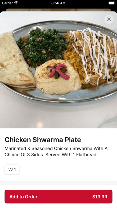 Shwarmas LA iPhone screenshot 3 - Food & Drink app