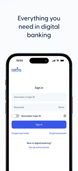 NSPIRE FCU screenshot 1