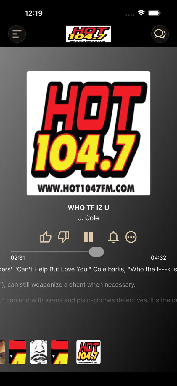 Screenshot #1 pour Hot 104.7