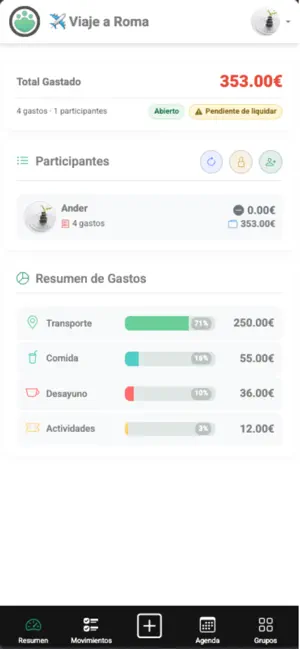 Gogoratu: Gastos Compartidos screenshot 3