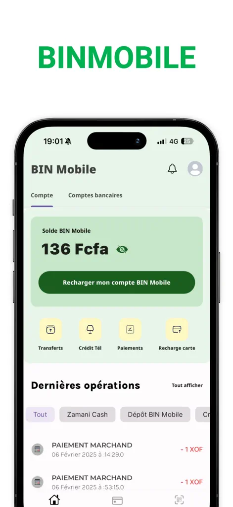BIN MOBILE - Finance App | MWM
