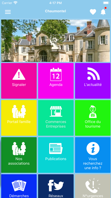 CHAUMONTEL Application Screenshot
