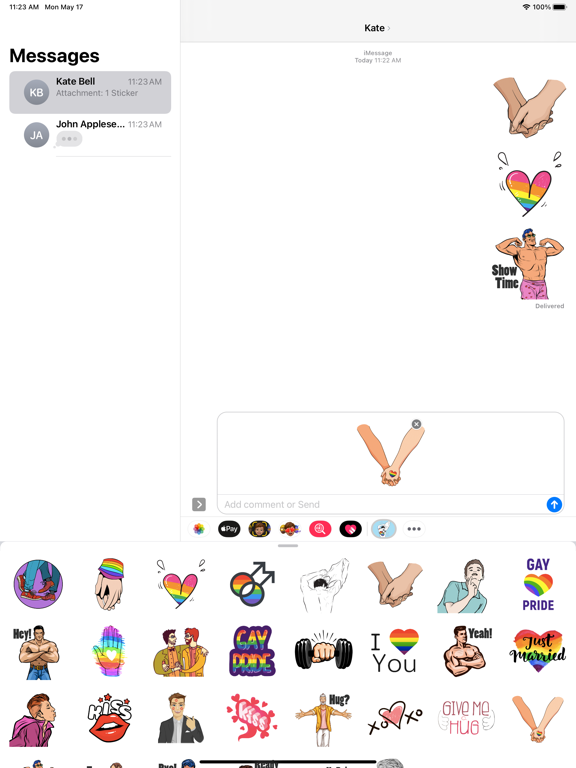 Screenshot #5 pour Pride Gay Guy Stickers