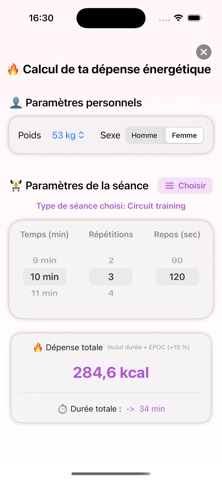 EPS Muscu AI screenshot