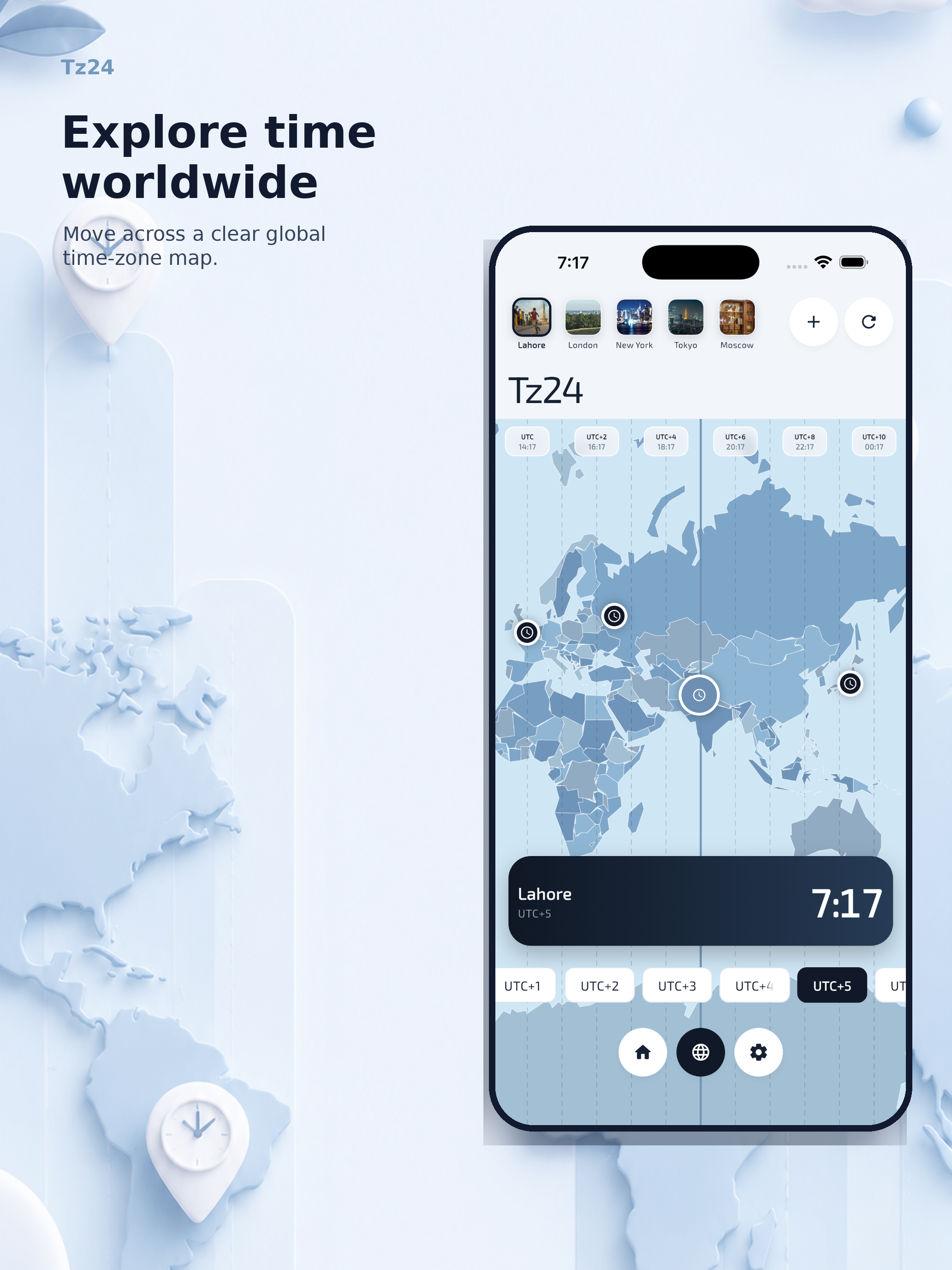 Tz24: World Clock screenshot 7