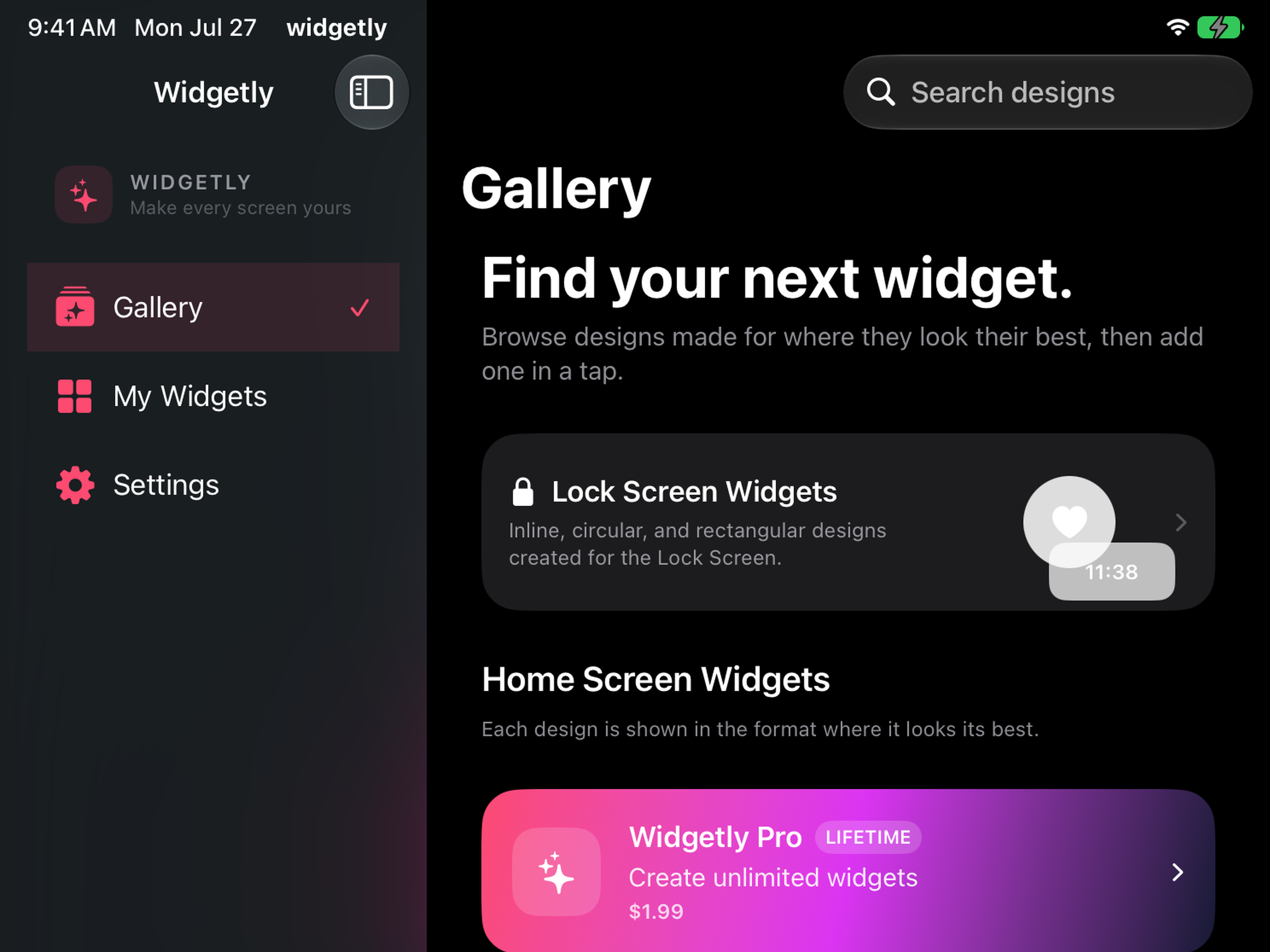 Widgetly screenshot 4