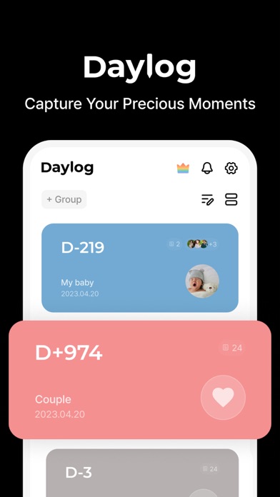 Daylog - D-Day Widget, Diary Screenshot