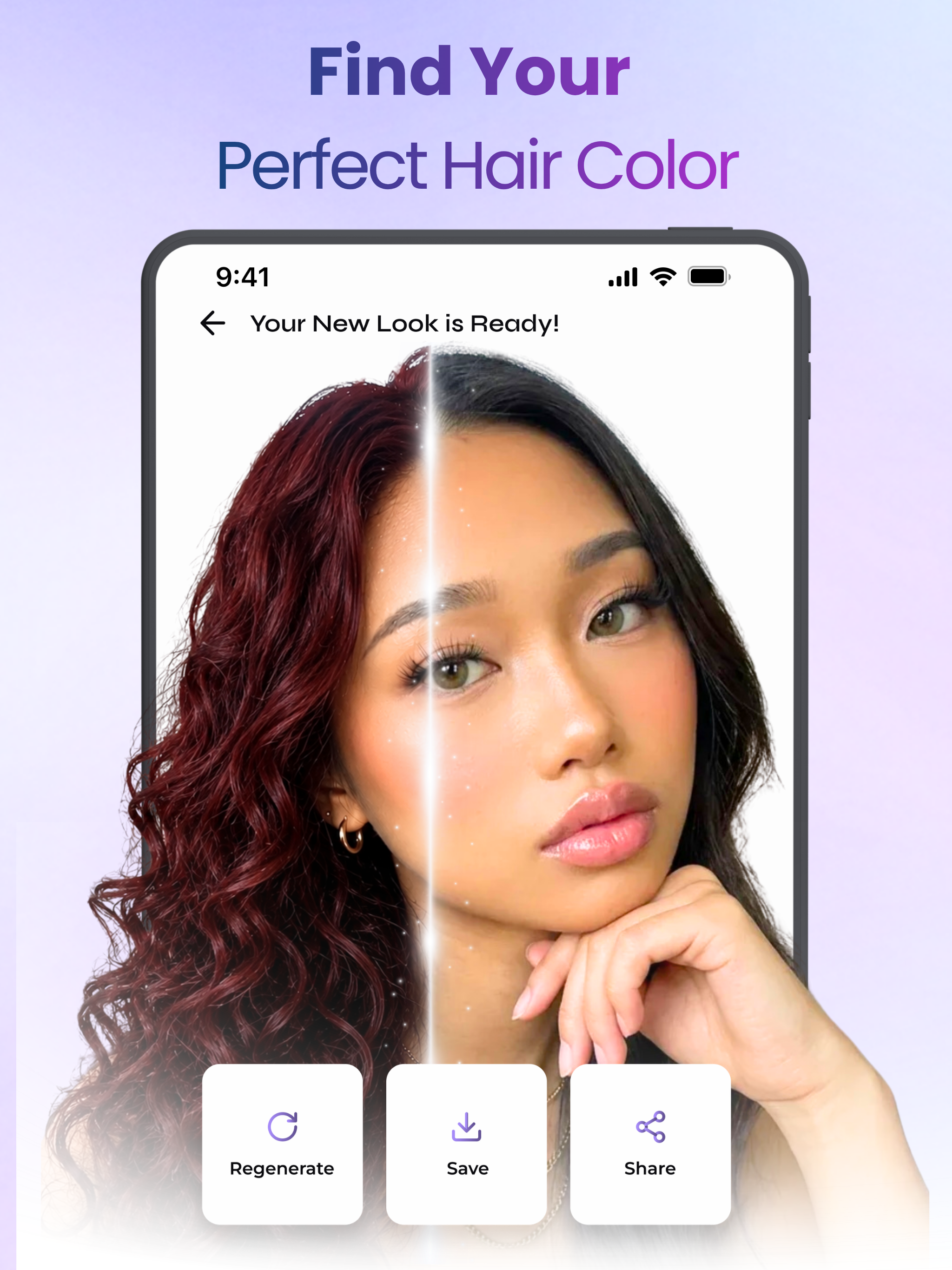 Glamio: Hairstyle Changer screenshot 13