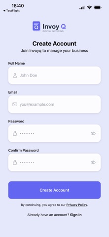 Invoyq screenshot
