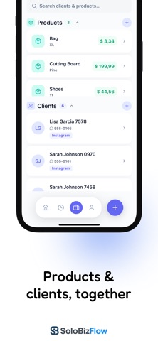 SoloBizFlow screenshot