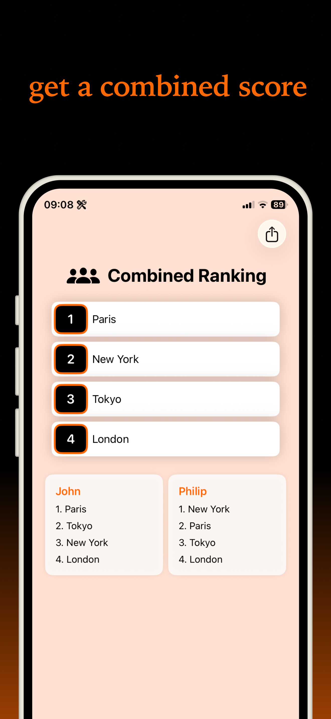 Ranxs: Rankings screenshot 4
