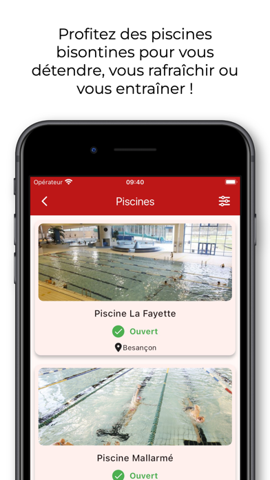 Sport à Besançon Screenshot
