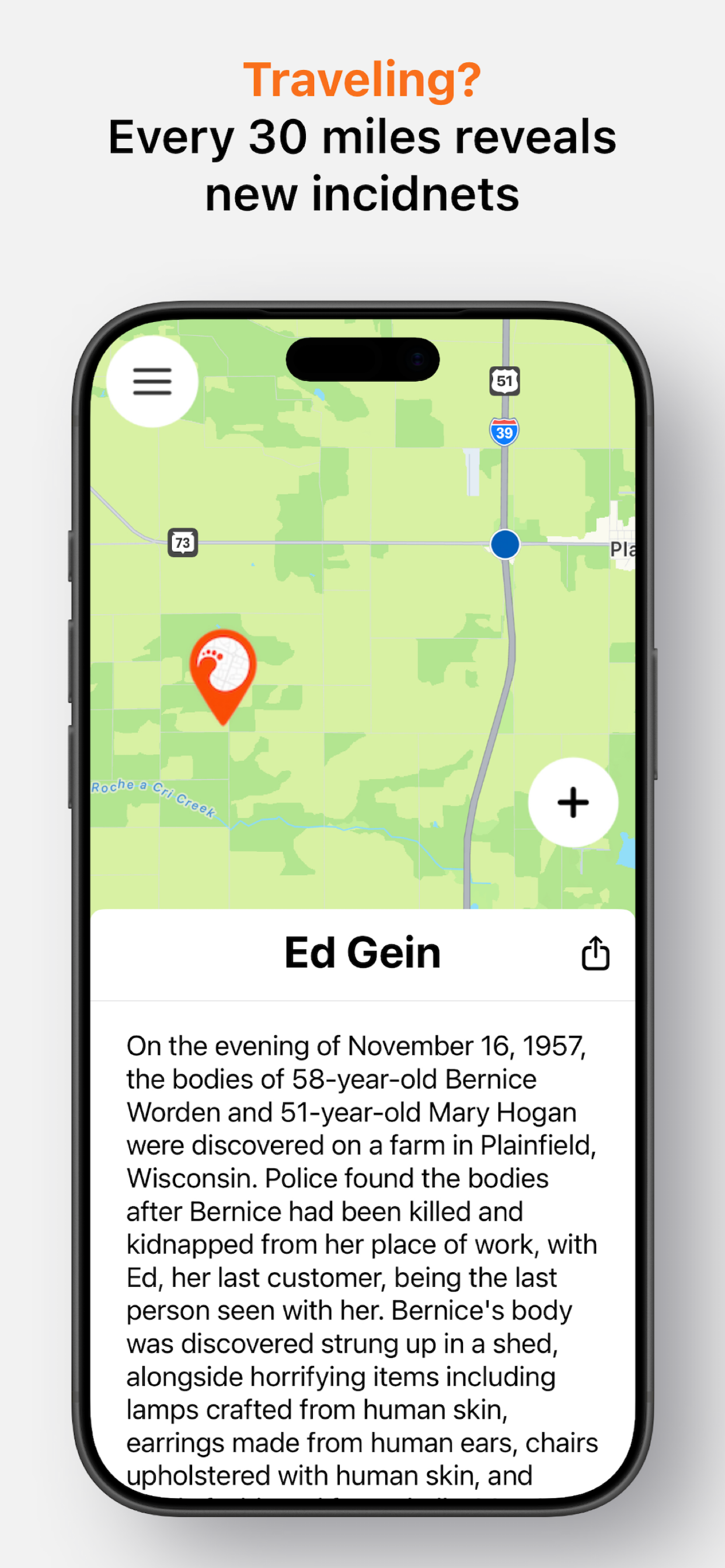 Murder Maps – A True Crime Map screenshot 2