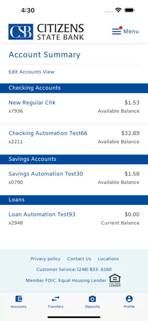 SmartBank-Citizens State Bank screenshot 3