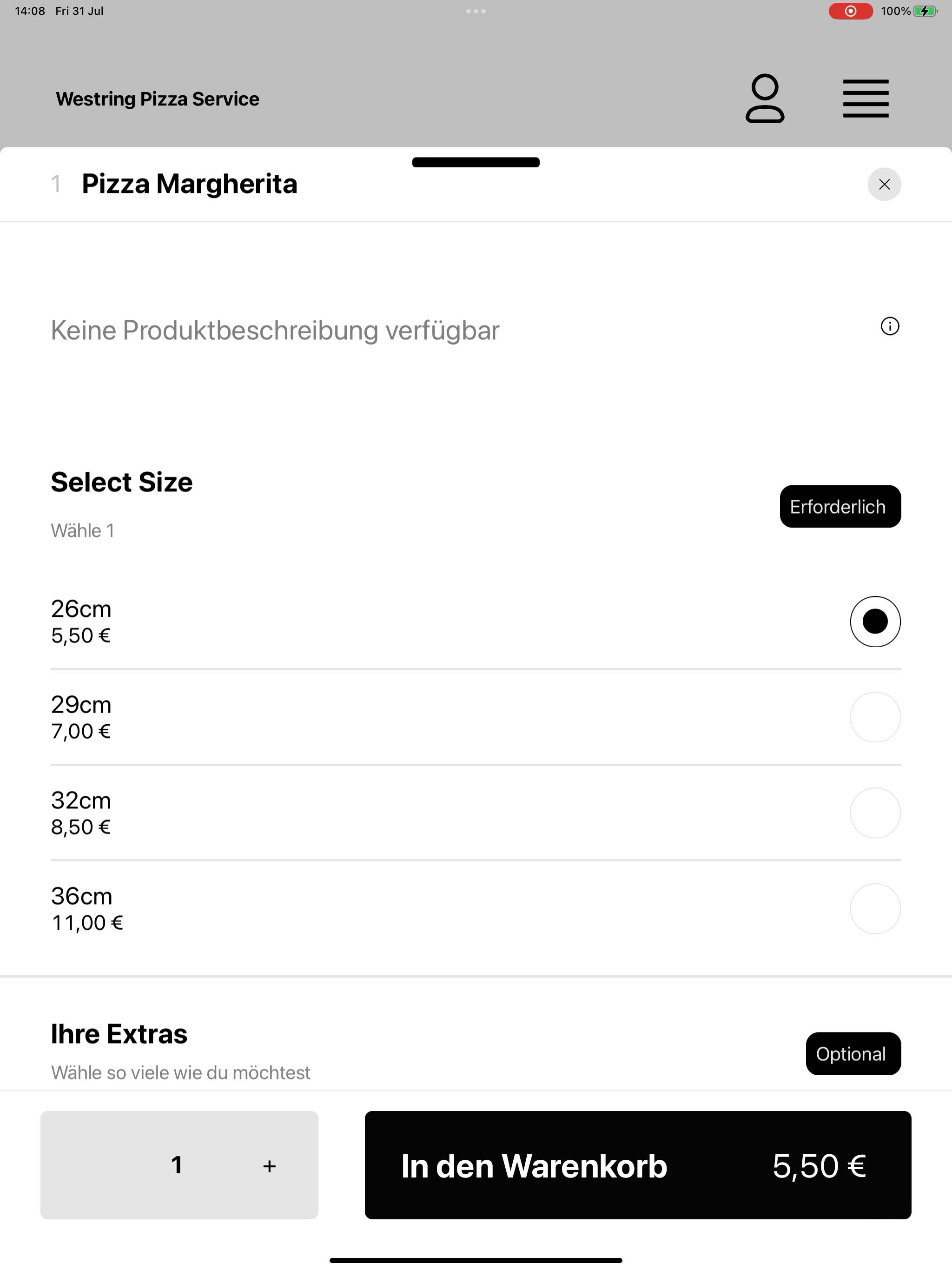 Westring Pizza Service screenshot 16