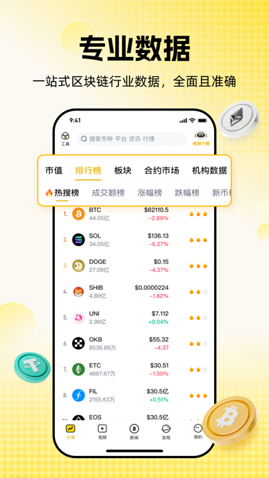 币界网-区块链数字货币信息平台 Screenshot 3 - AppWisp.com