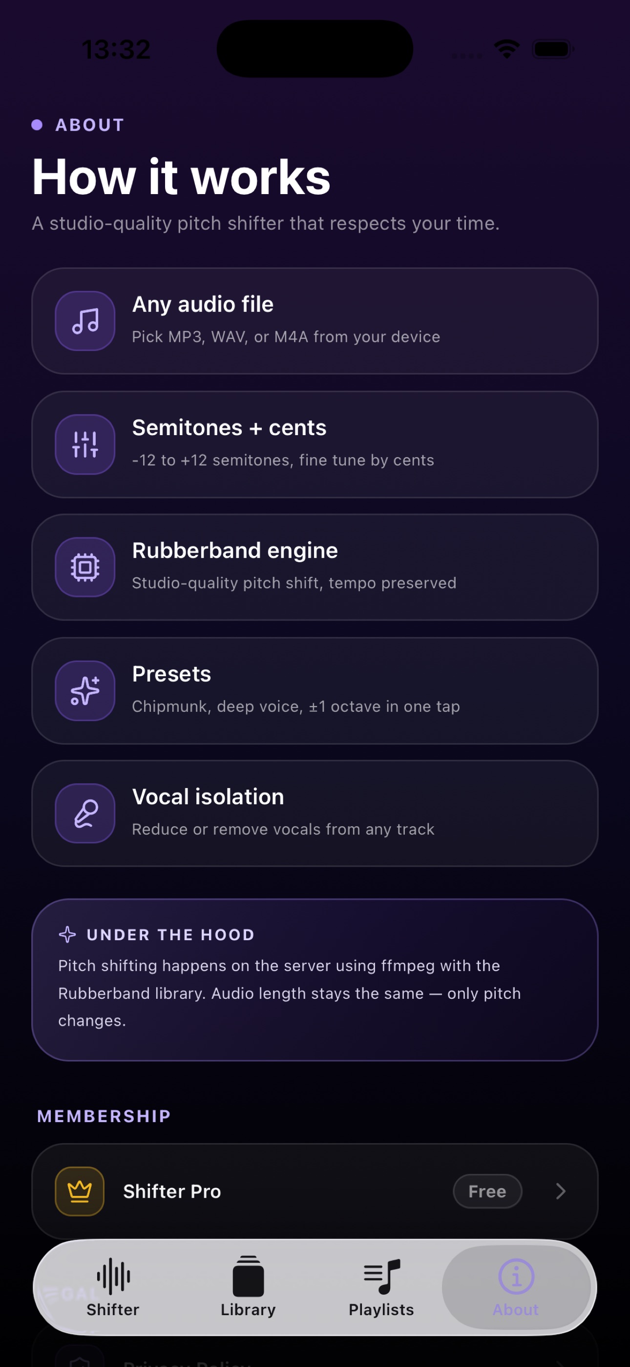 Screenshot 4 of PitchShift: Song Key Changer