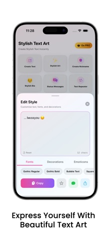 Stylish Text & Fancy Fonts Screenshot 2 of 5
