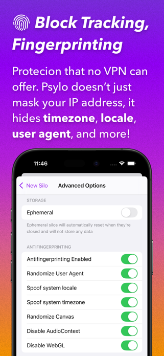 Psylo: Privacy Browser & Proxy Screenshot 5 of 10