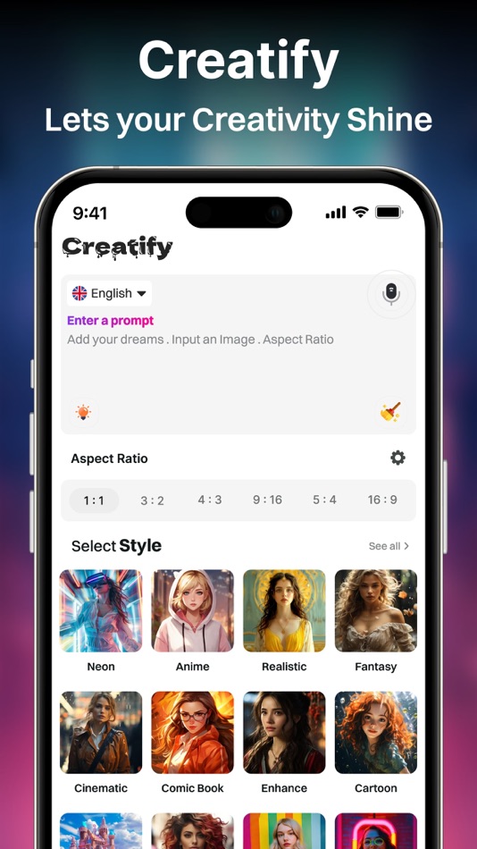 #1. Image Generator - Creatify (iOS) 由: Metasol Technologies