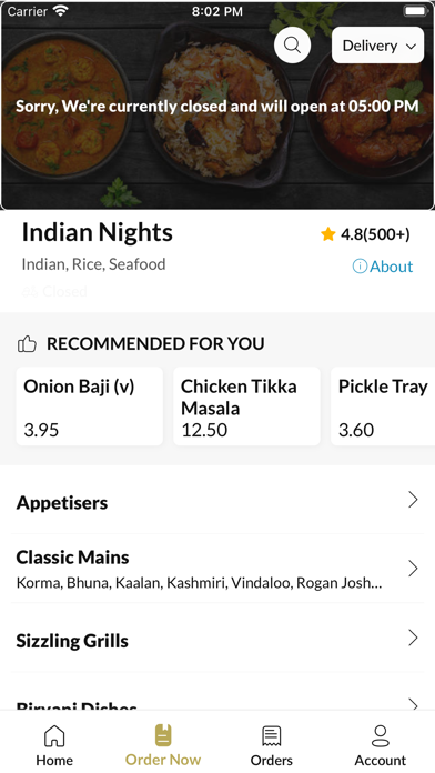 Indian Nights Nottingham Screenshot