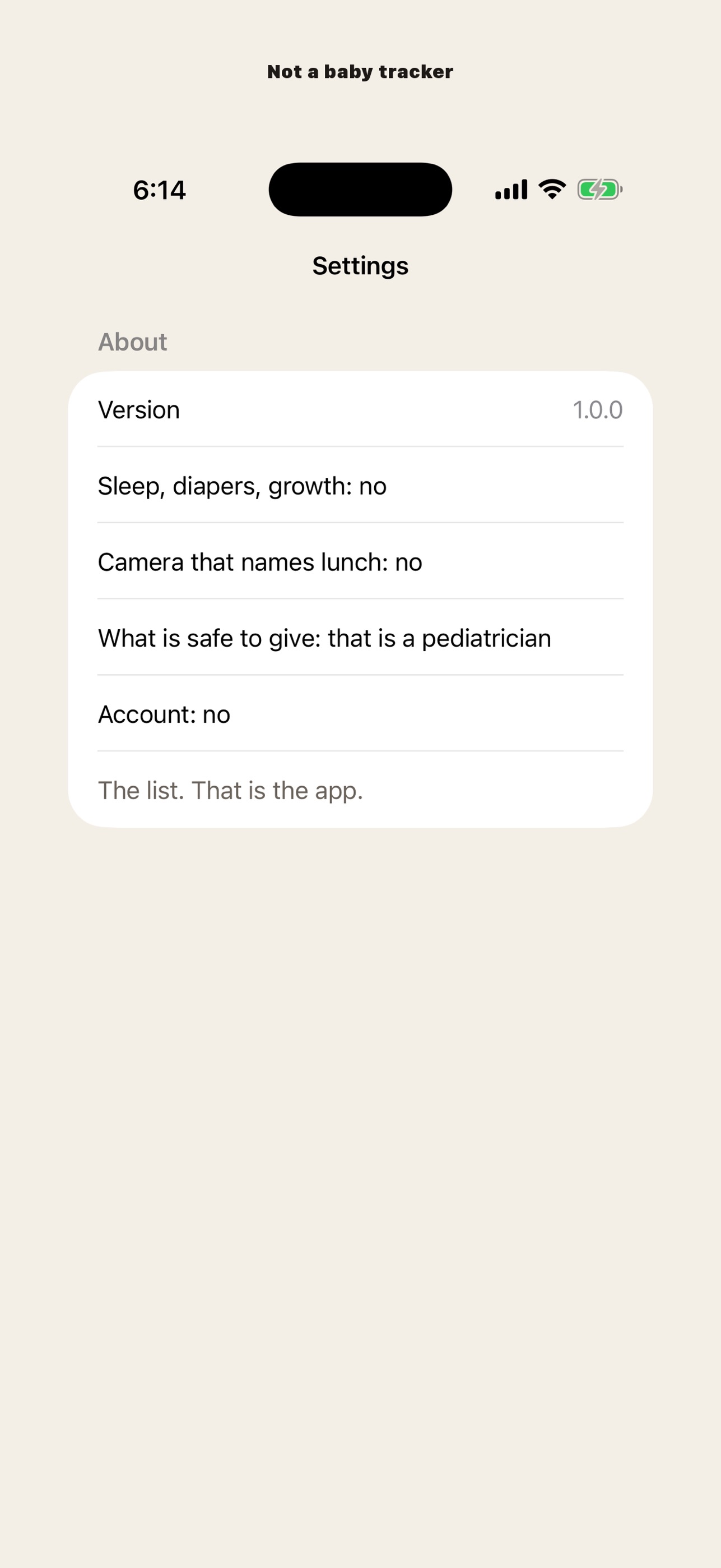 Screenshot 6 of Tried: First Foods Log
