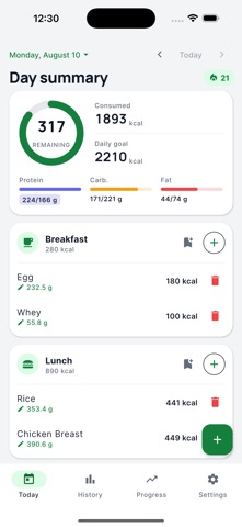 Nutriva — Calorie Counter Screenshot 1 of 8