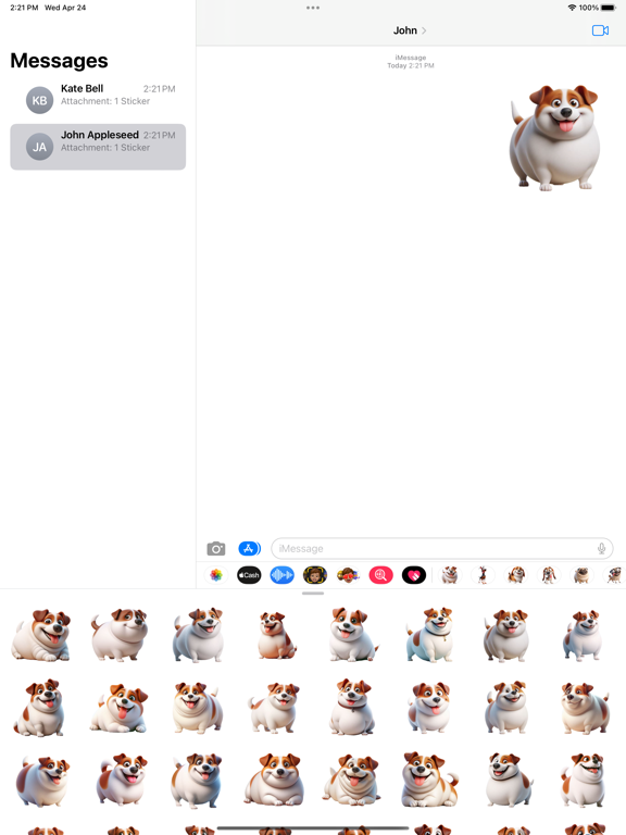 Screenshot #4 pour Fat Jack Russell Stickers