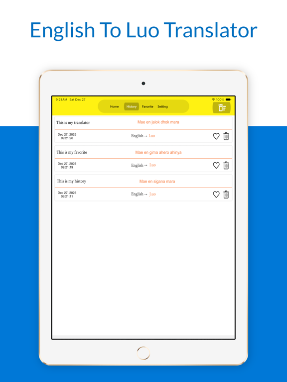 Screenshot #6 pour English To Luo Translator