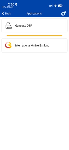 Token Banco de Bogotá Intl. iPhone screenshot