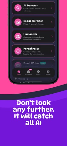 AI Detector & AI Checker iPhone screenshot