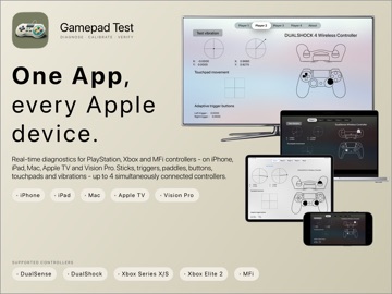 Gamepad Test iPad screenshot