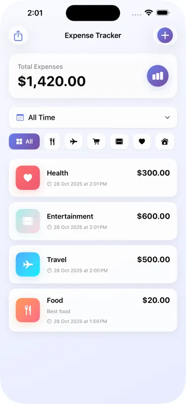 MoneyMate – Expense Tracker screenshot 1 of 7