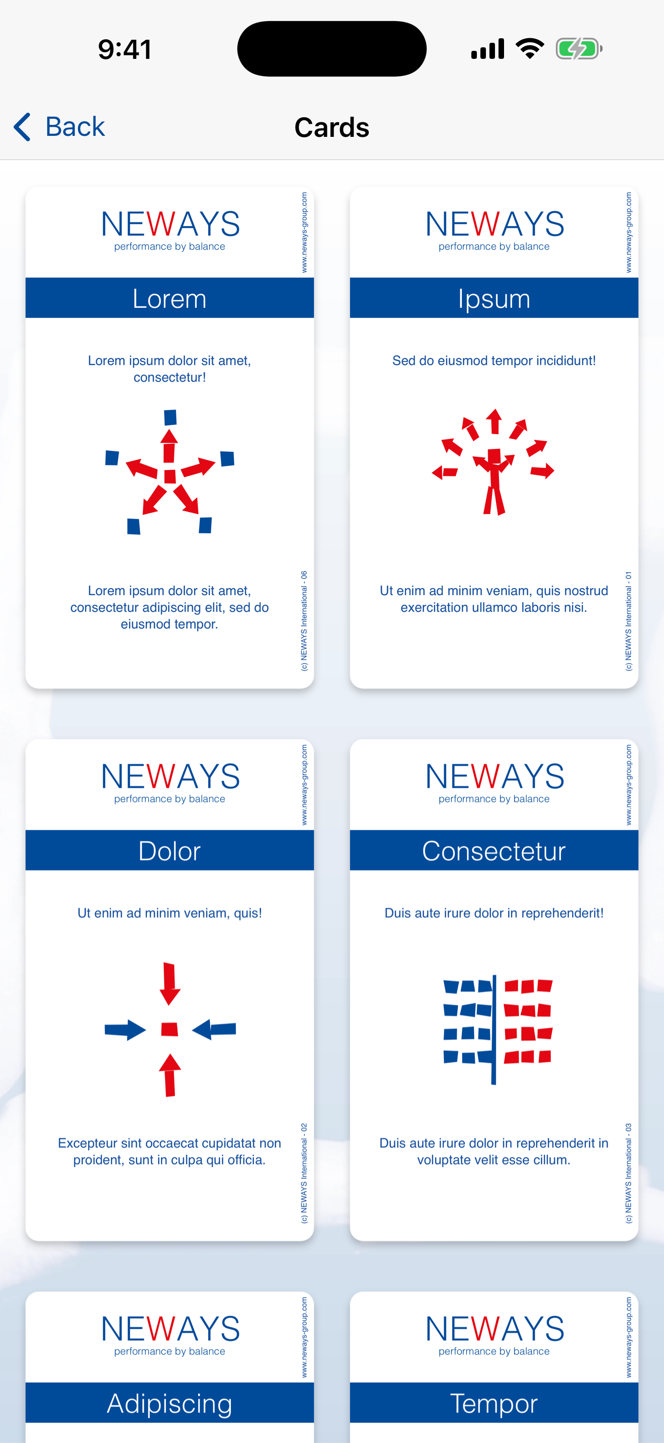 NEWAYS App screenshot 2