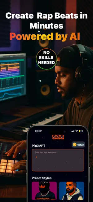 808 : Beat Maker AI screenshot 1