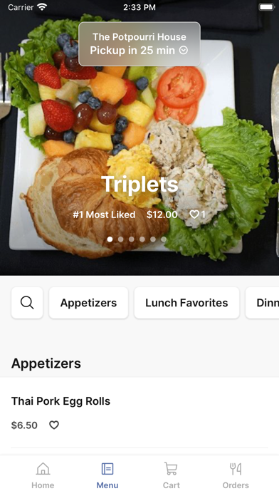 The Potpourri House iPhone screenshot 2 - Food & Drink app