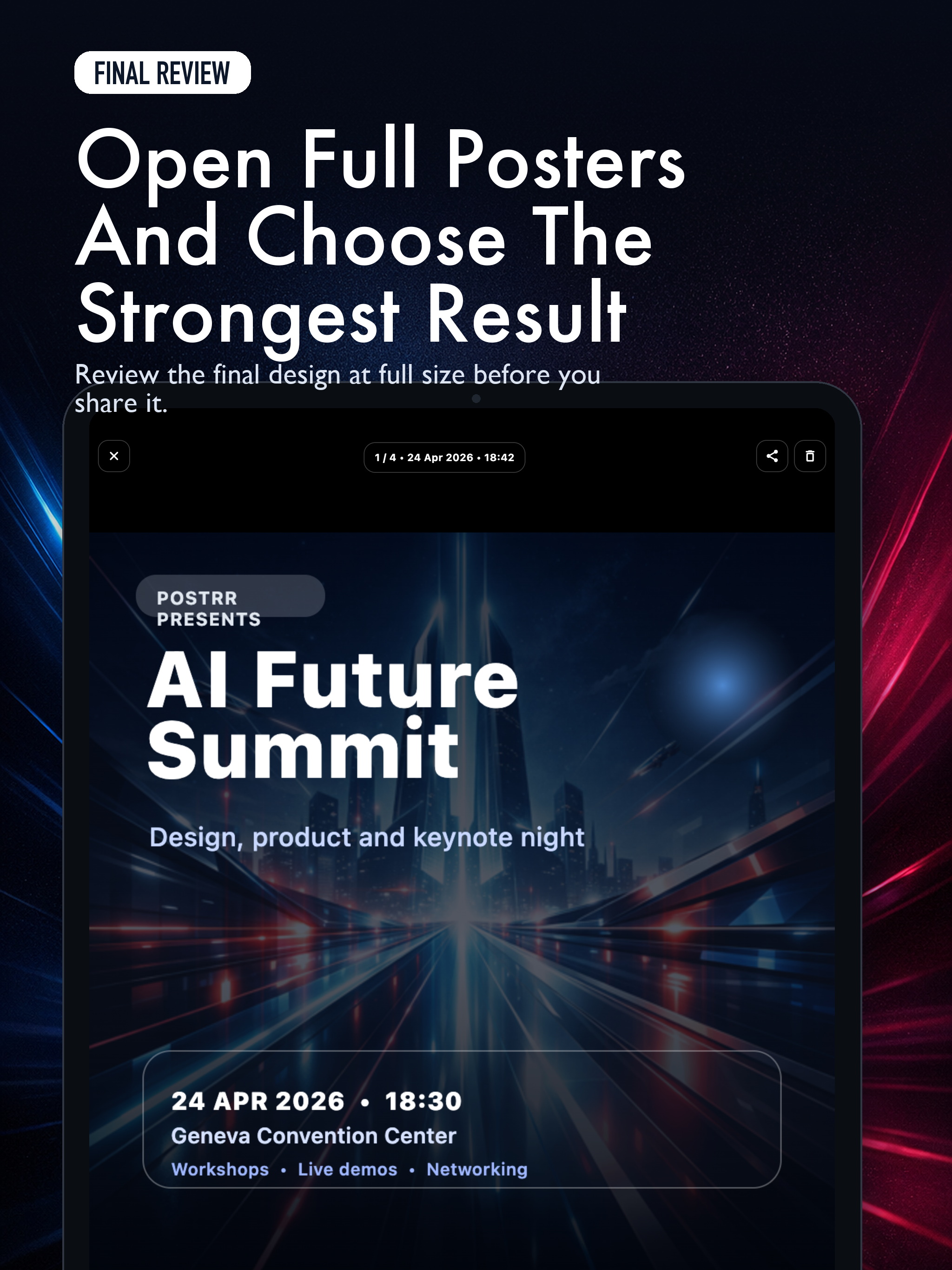 Postrr: AI Poster Studio
