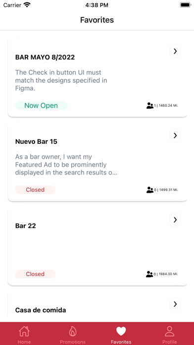 BARHOPPER APP iPhone screenshot 4 - Food & Drink app