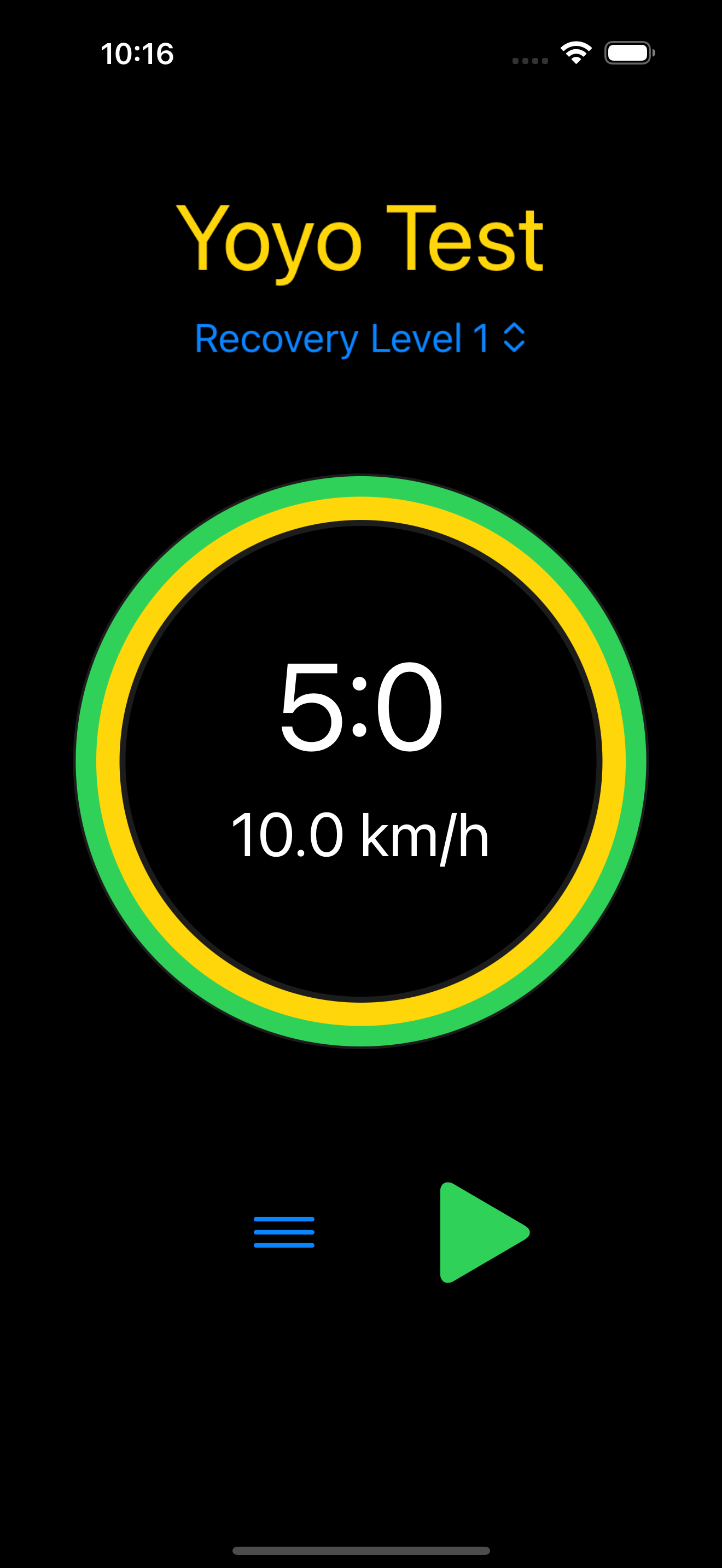 Yoyo Test
