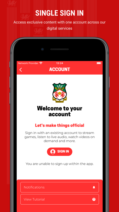 Wrexham AFC Screenshot