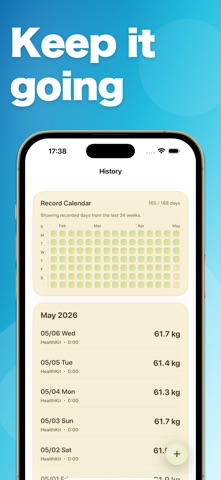 Daily Average Weight Screenshot 4 of 6