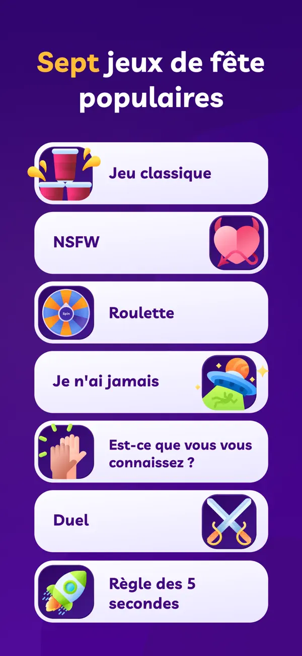Screenshot #1 pour Cloop! Jeux de fête