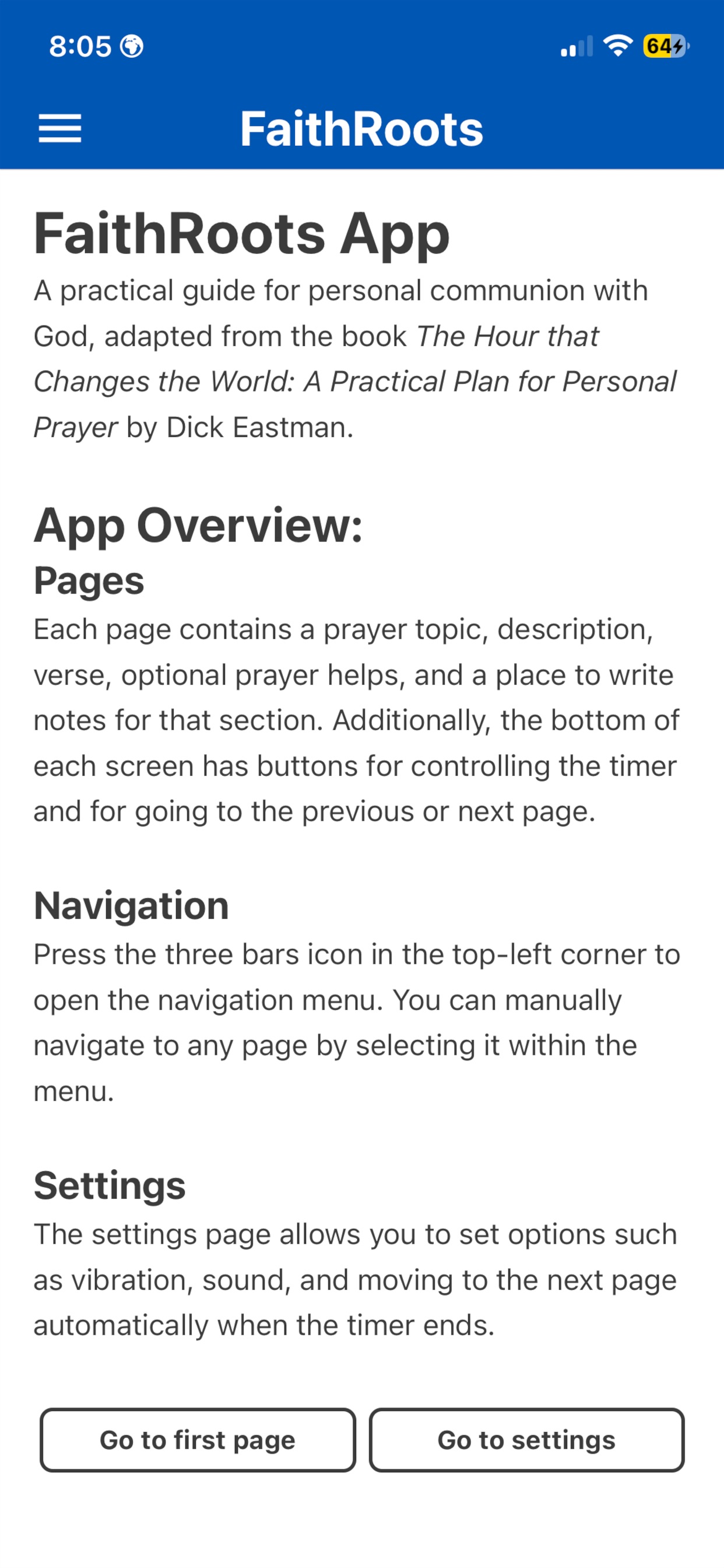 Screenshot 4 of FaithRoots Prayer