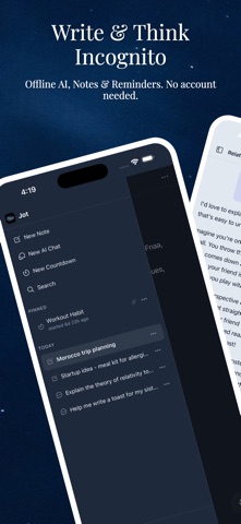 Jot – Offline Notes & AI Screenshot 1 of 8