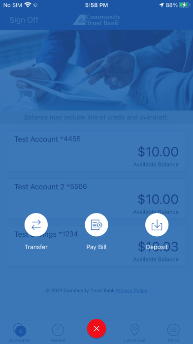 CTBI Mobile iPhone screenshot 5 - Finance app