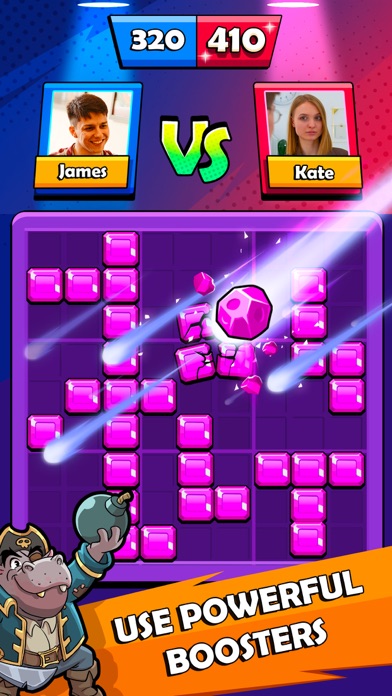 Block Heads: Duel puzzle games Screenshot