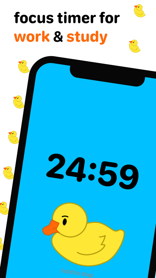 #1. Focus Duck - Pomodoro Timer (iOS) By: Fajar Dirham